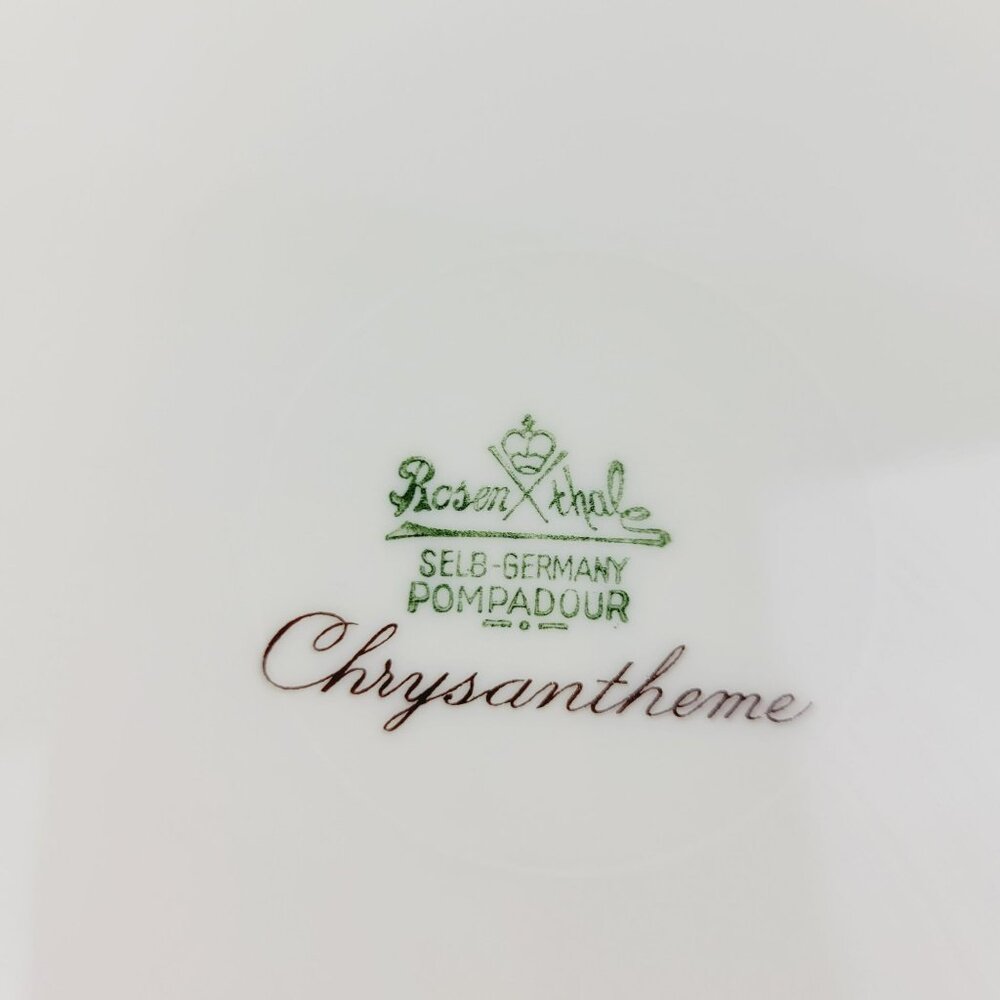 Rosenthal Daphne Pompadour Chrysantheme Serving Platter 13", Vintage c.1961-63 G - Picture 8 of 11